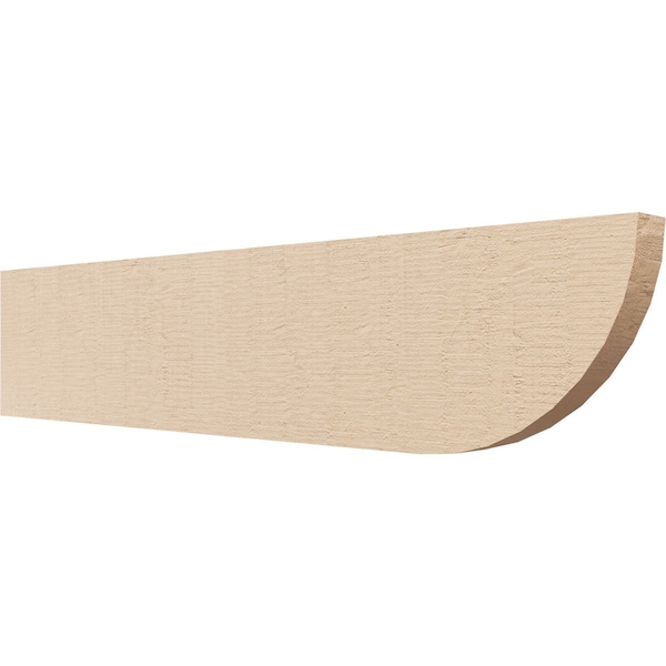 Ekena Millwork 2in. W x 8in. H x 36in. L Durham Woodgrain TimberThane Rafter Tail, Primed Tan RFTUR02X08X36DURRCPR - main